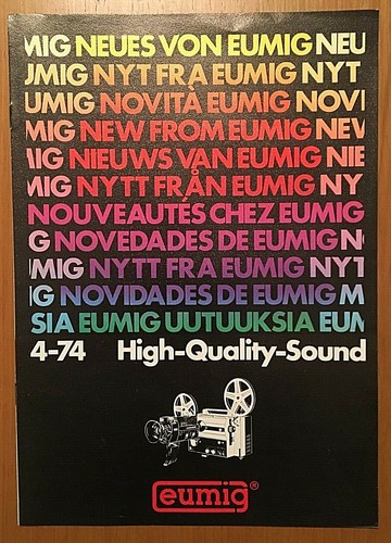 Eumig brochure in italiano - in,